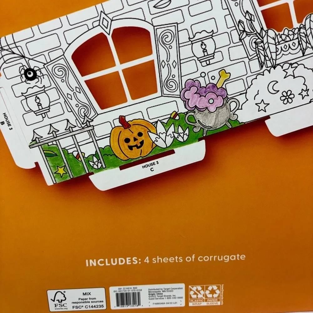 Mondo Llama Create-Your-Own Haunted Village Kit Craft